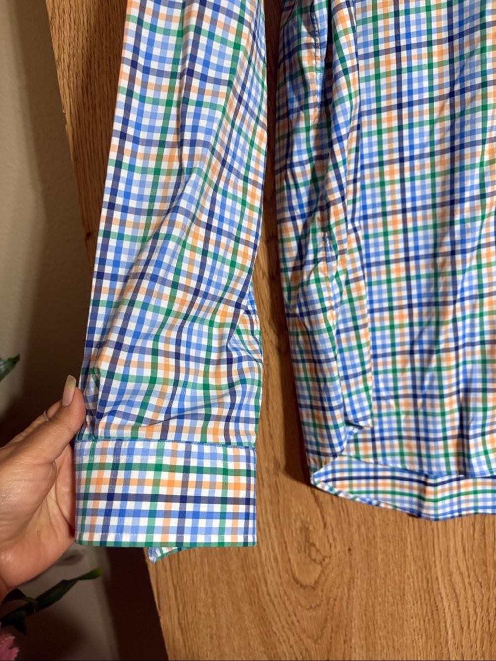 Polo by Ralph Lauren Multicolor Green & Blue Check Button-Down Shirt - Picture 3 of 7